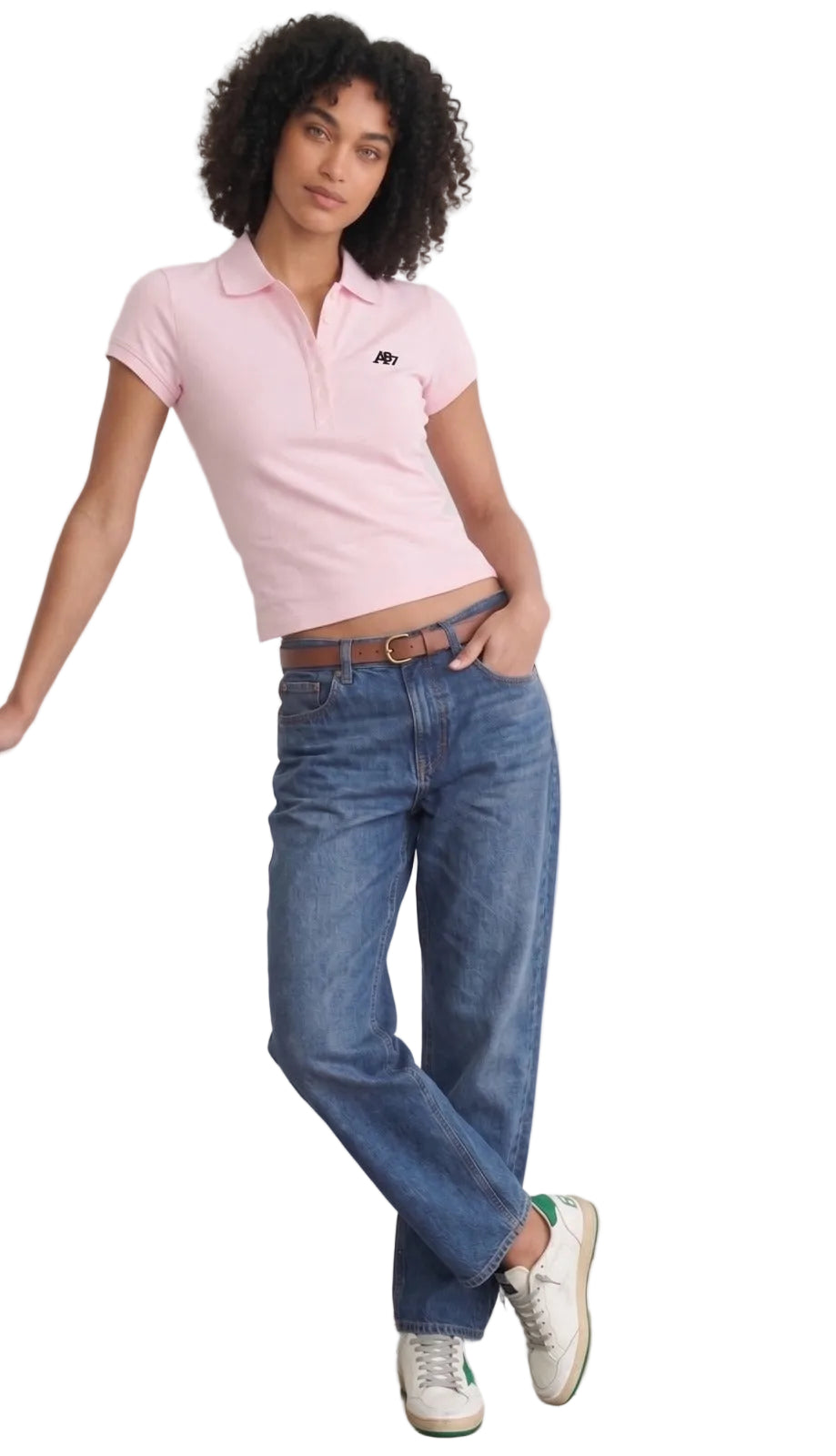 Polo Para Mujer Aero Solid Polo Baby Pink 4164