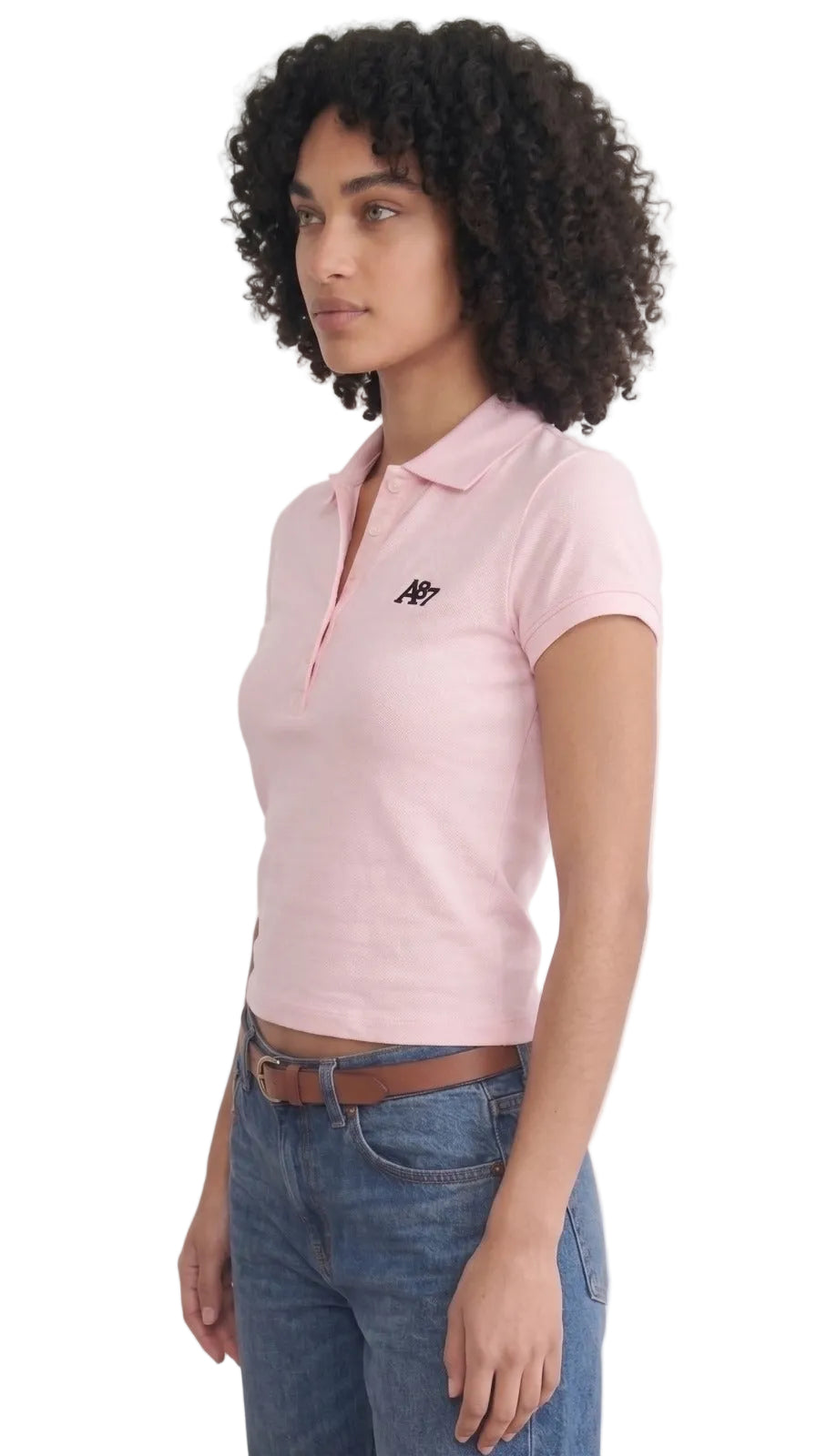 Polo Para Mujer Aero Solid Polo Baby Pink 4164