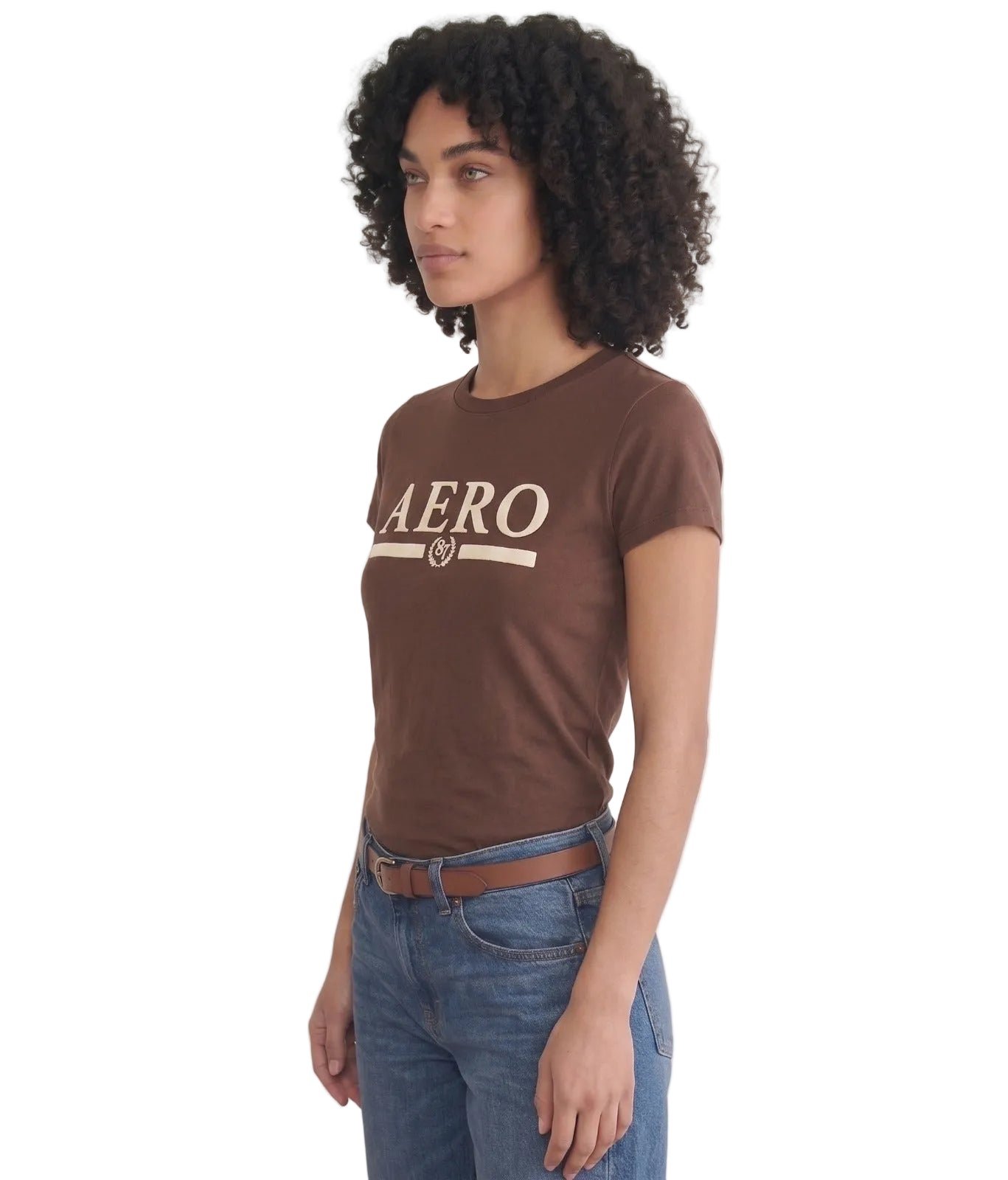 Camiseta Para Hombre Aero Level 2 Graphic Tees Hot Chocolate 6235