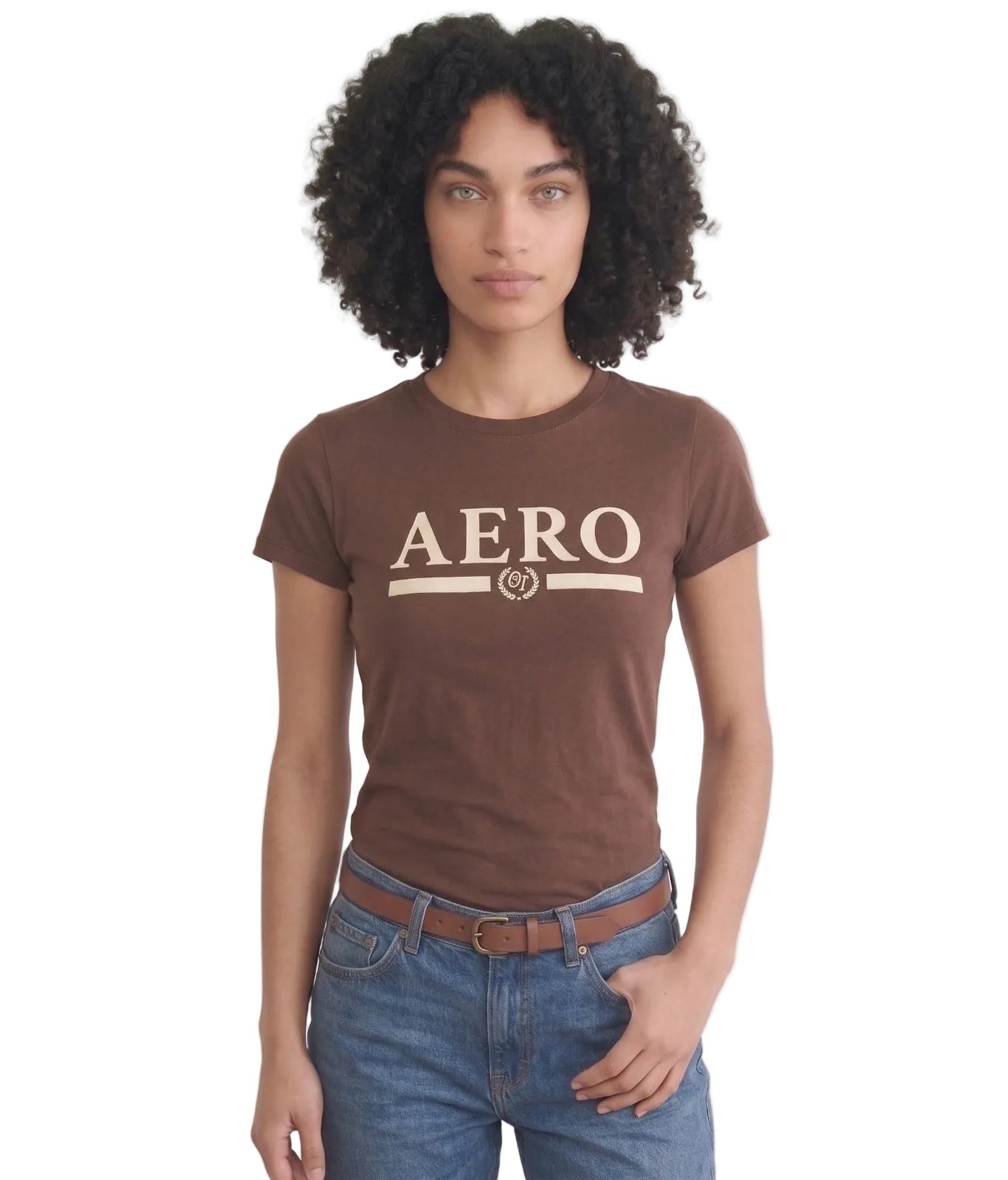 Camiseta Para Hombre Aero Level 2 Graphic Tees Hot Chocolate 6235