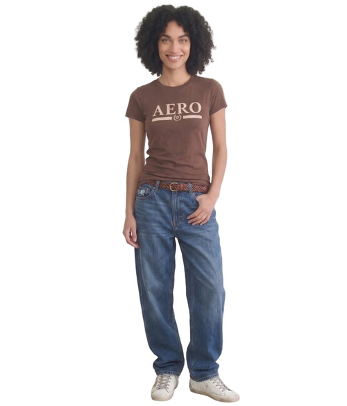 Camiseta Para Hombre Aero Level 2 Graphic Tees Hot Chocolate 6235