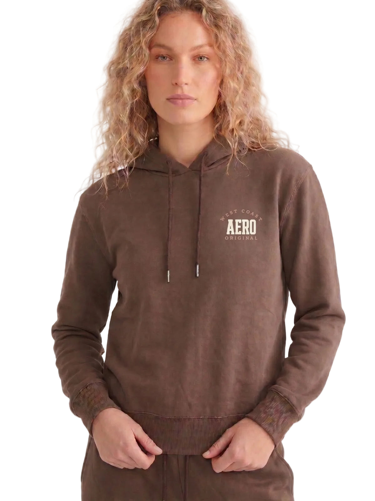 Buzo Para Mujer Aero Fleece Pop Over Hot Chocolate 3838