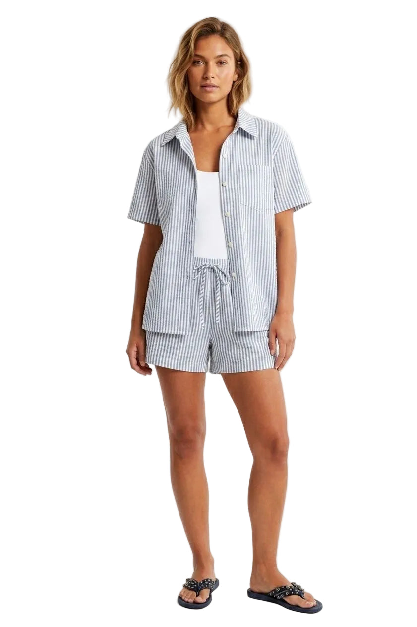 Camisa Para Mujer Aero Fall Ss Fashion Cadet Navy 2327