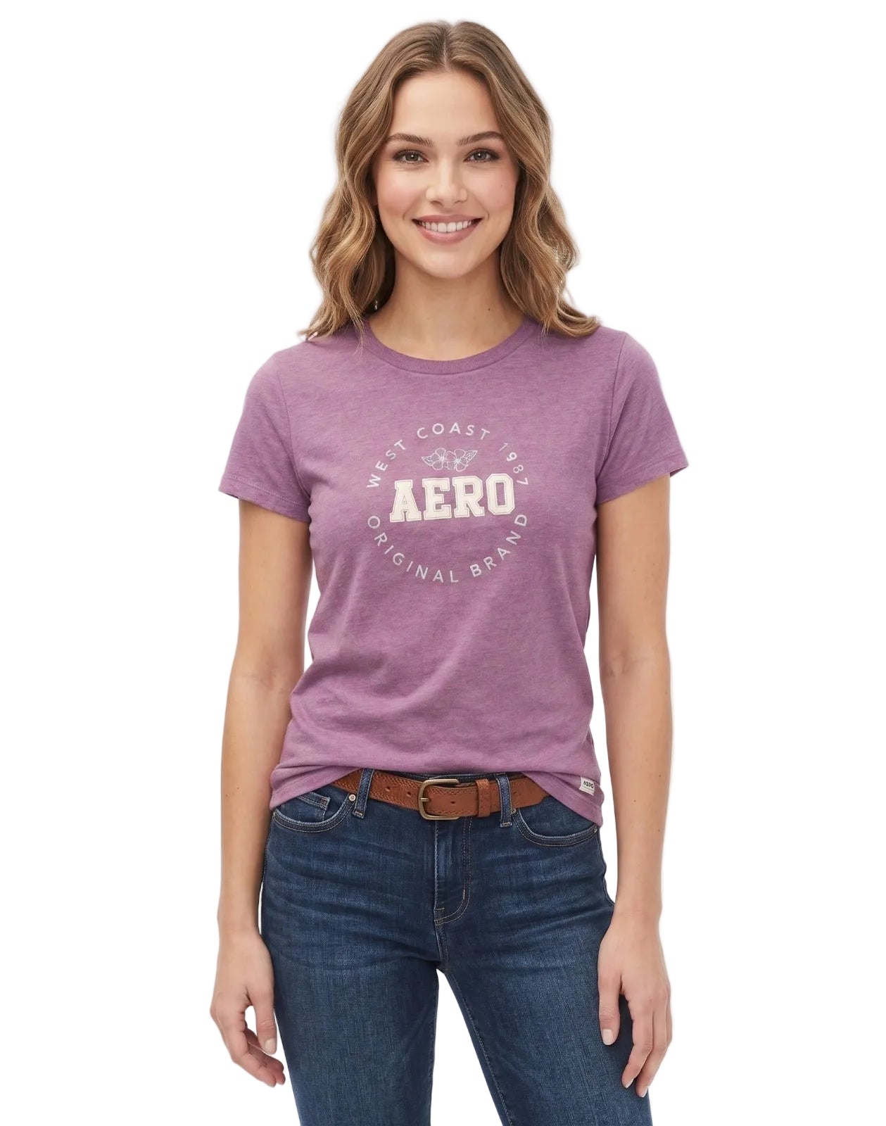 Camiseta Para Mujer Aero Graphic Level 2 Concord Grape 7189