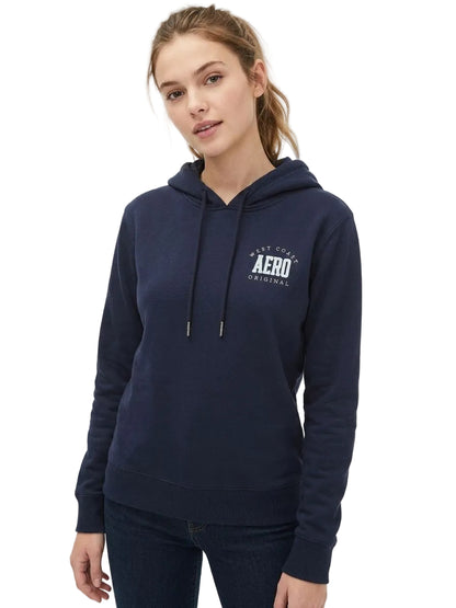 Buzo Mujer Aero Girls Fleec Pop Over Cadet Navy 3838