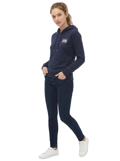 Buzo Mujer Aero Girls Fleec Pop Over Cadet Navy 3838