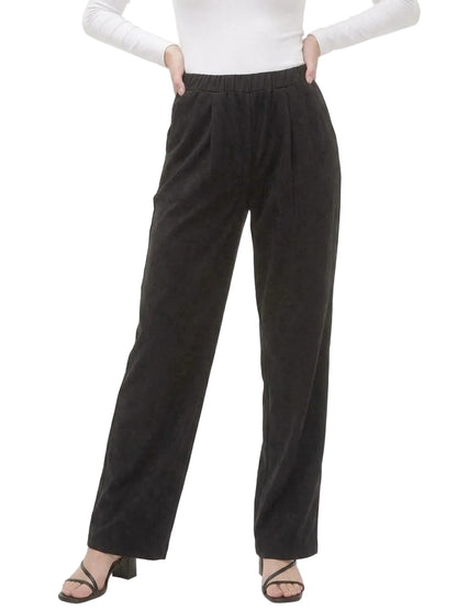 Pantalón Tela de Mujer Negro Aero Girls Basic Wvn Pants Dark Black 2315