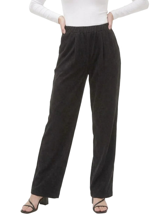 Pantalón Tela de Mujer Negro Aero Girls Basic Wvn Pants Dark Black 2315