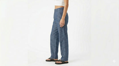 Pantalón Liviano de Mujer tela Denim Aero Girls Fashion Wvn Pants Cadet Navy 1627