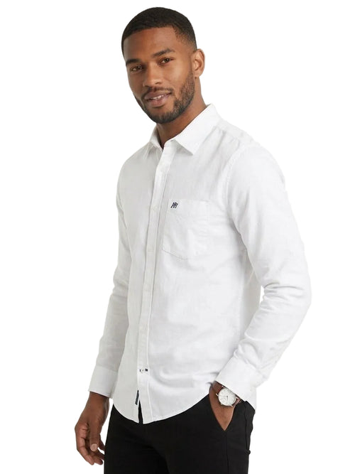 Camisa Hombre Oxford Aero Guys Ls Woven Shirts Bleach 8544