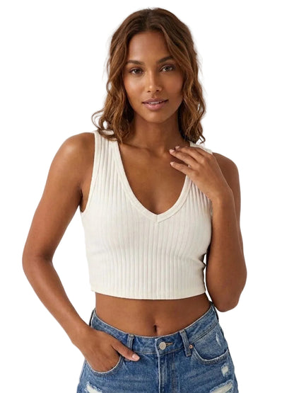 Top de Mujer Básico Aero Fashion Bare Solid Tofu 1261