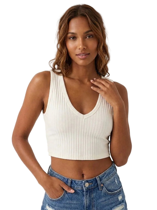 Top de Mujer Básico Aero Fashion Bare Solid Tofu 1261