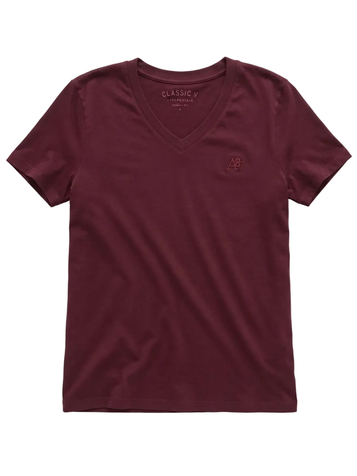 Camiseta Básica Mujer Aero Girls Solid Ss Earth Red 4208