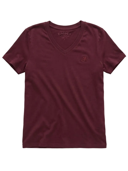 Camiseta Básica Mujer Aero Girls Solid Ss Earth Red 4208