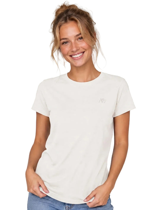Camiseta Básica Para Mujer Birch Aero Girls Solid Ss 4204