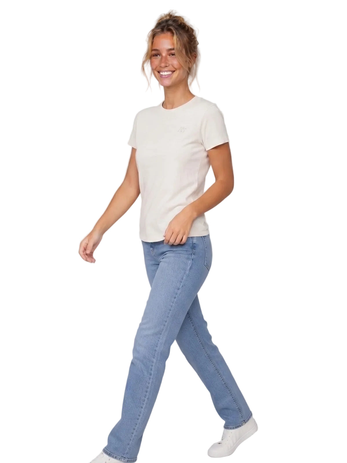 Camiseta Básica Para Mujer Birch Aero Girls Solid Ss 4204