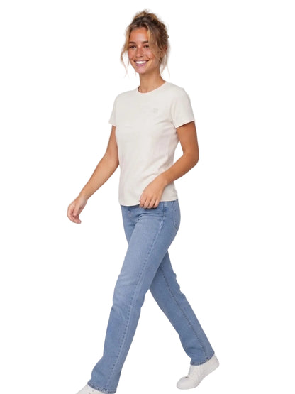 Camiseta Básica Para Mujer Birch Aero Girls Solid Ss 4204