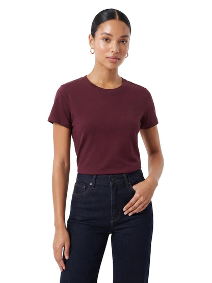 Camiseta Básica Para Mujer Earth Red Aero Girls Solid Ss 4204