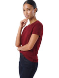 Camiseta Básica de Mujer Aero Girls Solid Ss Red Poppy  4204