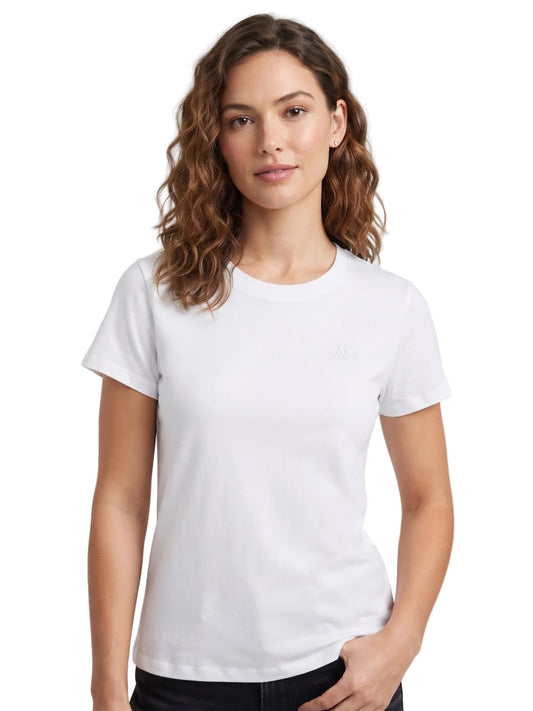 Camiseta Básica de mujer blanco Aero Girls Solid Ss Bleach 4204