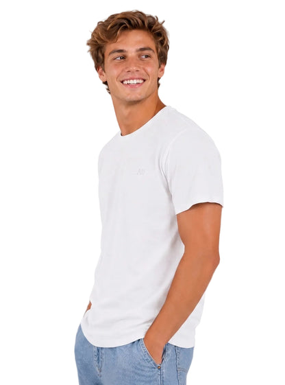 Camiseta Básica Hombre Hueso Aero Guys Ss Tees Birch 4240