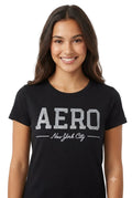 Camiseta Para Mujer Aero Graphic Level 2 Dark Black 6856