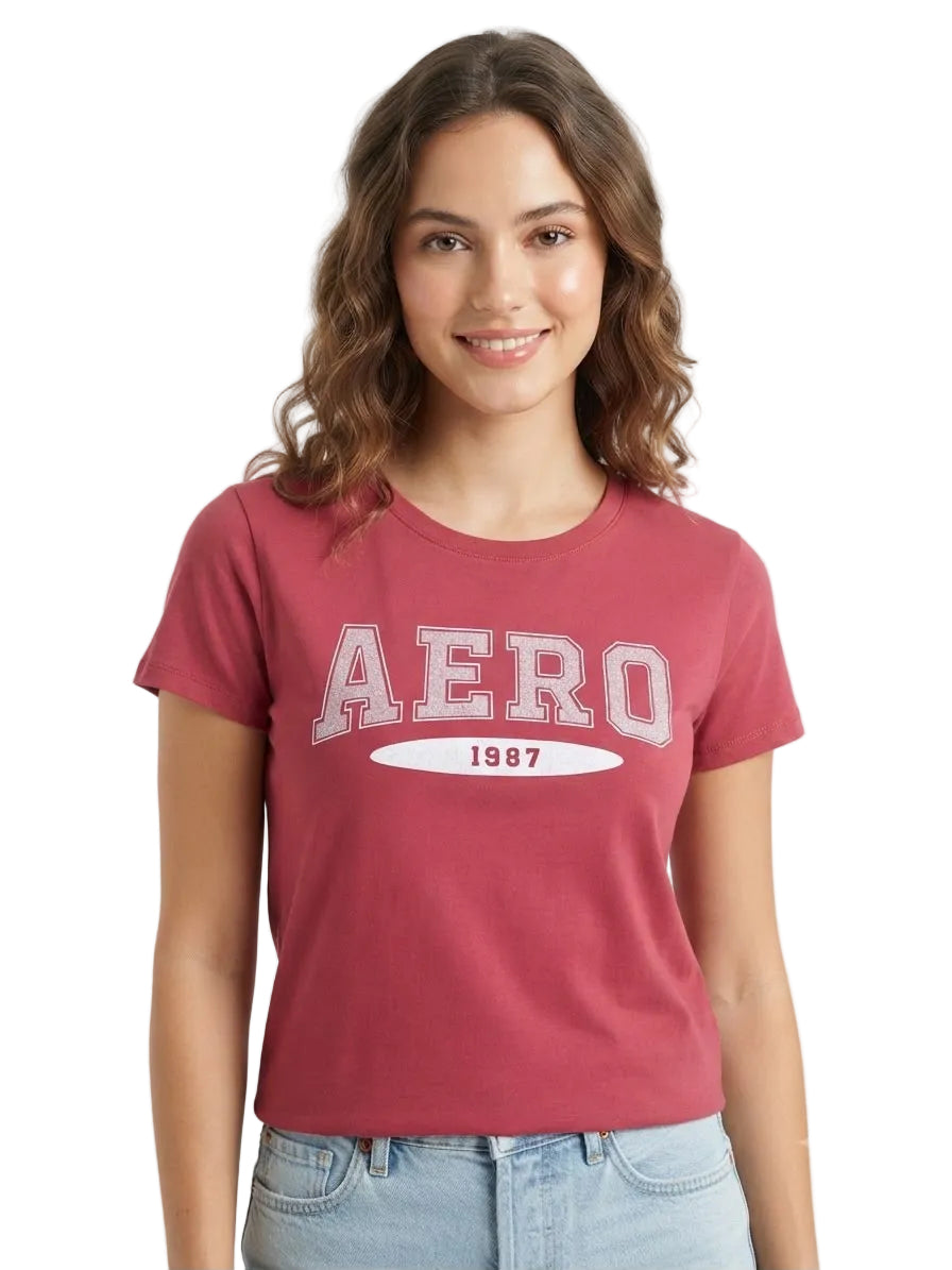 Camiseta Para Mujer Aero Graphic Level 2 Barroque Rose 6766