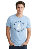 Camiseta Para Hombre Aero Level 2 Graphic Tees Cool Blue 9835