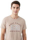 Camiseta Para Hombre Aero Level 1 Graphic Tees Shell Pink 5602