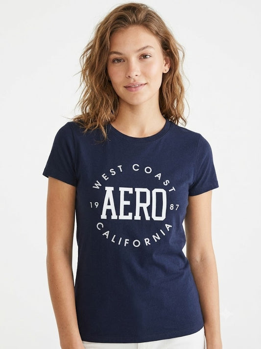 Camiseta Para Mujer Aero Graphic Level 1 Royal Blue 6348