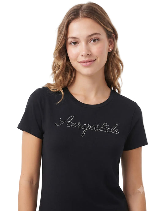 Camiseta Para Mujer Aero Graphic Level 2 Dark Black 6597