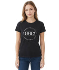 Camiseta Para Mujer Aero Graphic Level 1 Dark Black 6708