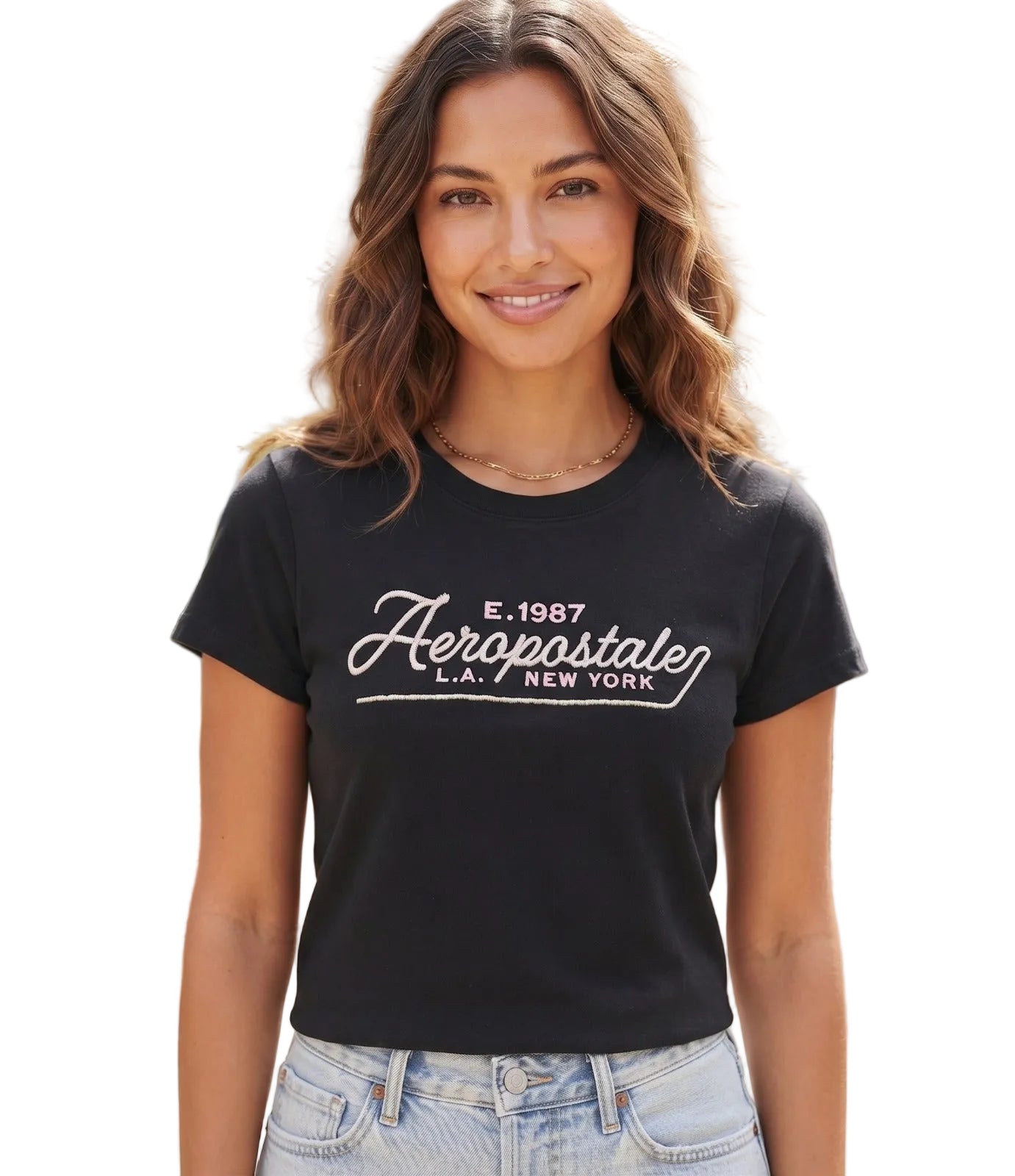 Camiseta Para Mujer Aero Graphic Level 2 Dark Black 6616