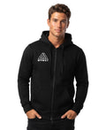 Buzo Para Hombre Aero Guys Full Zip Hoodies Dark Black 4930