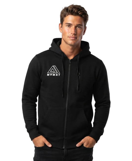Buzo Para Hombre Aero Guys Full Zip Hoodies Dark Black 4930