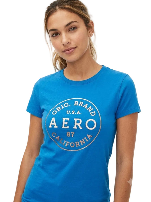 Camiseta Para Mujer Aero Graphic Level 2 Kentucky Blue 6929