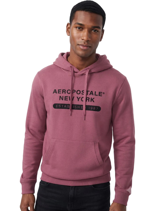 Buzo Para Hombre Aero Guys Popover Hoodies Fired Brick 3845