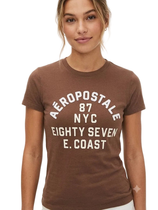 Camiseta Para Mujer Aero Graphic Level 2 Baked Clay 3924