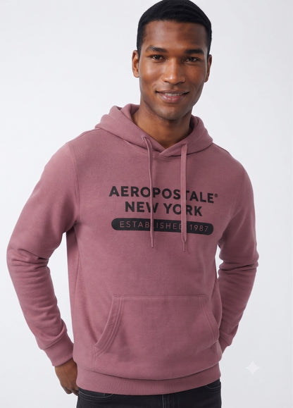 Buzo Para Hombre Aero Guys Popover Hoodies Fired Brick 3845