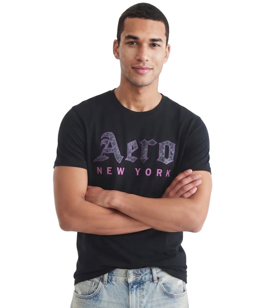 Camiseta Para Hombre Aero Level 1 Graphic Tees Black Fox 1264