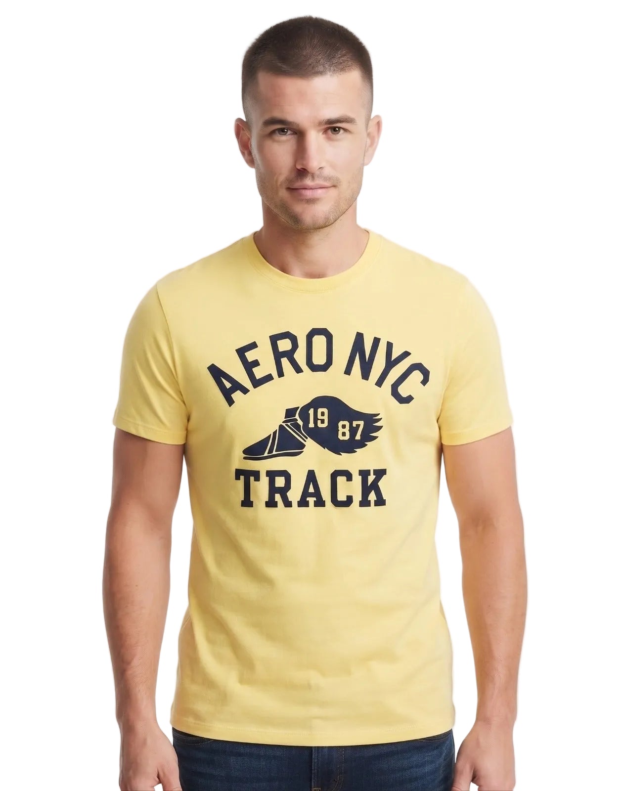 Camiseta Para Hombre Aero Level 1 Graphic Tees Carrot 1591