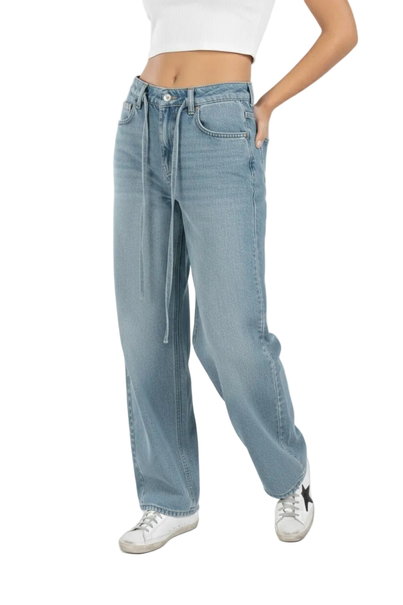 Jean para Mujer Aeropostale Girls Baggy Medium Wash 4089