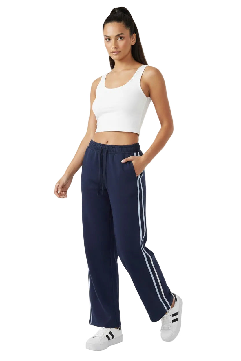 Sudadera Para Mujer Aero Girls Knit Pants Bota Campana Cadet Navy 7223