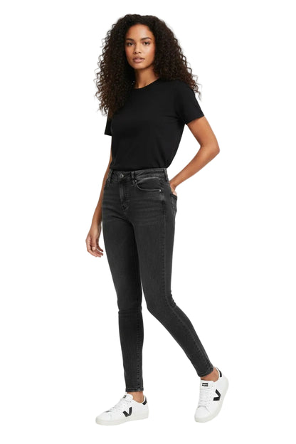 Skinny Jean Para Mujer Aero Girls Fashion Basic Skinny Dk Grey 1018