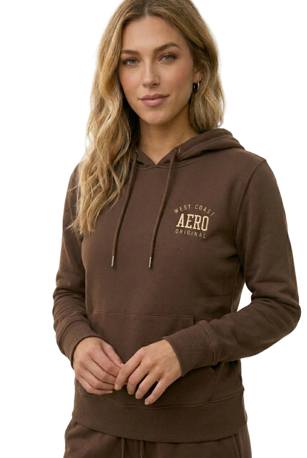Buzo Para Mujer Aero Fleece Pop Over Hot Chocolate 3838