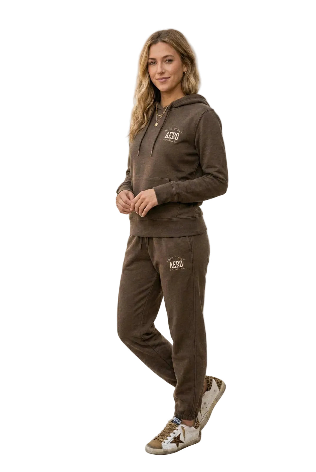 Buzo Para Mujer Aero Fleece Pop Over Hot Chocolate 3838
