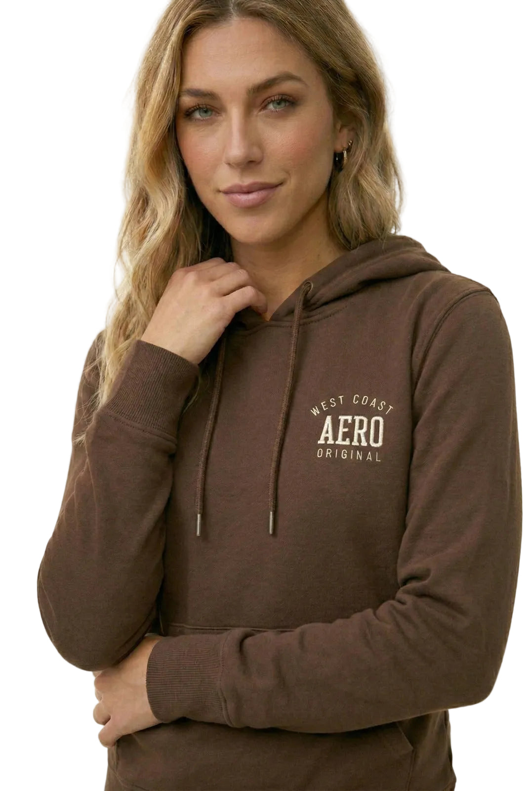 Buzo Para Mujer Aero Fleece Pop Over Hot Chocolate 3838