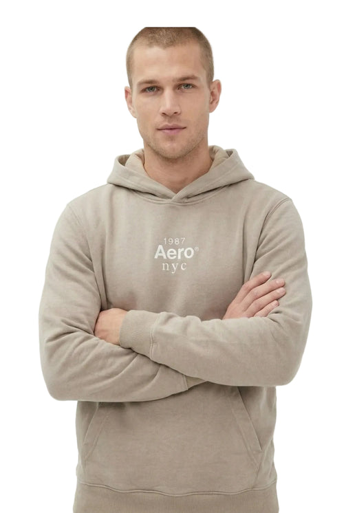 Buzo Beige Para Hombre Aeropostale  Guys Popover Hoodies Baked Clay 5660