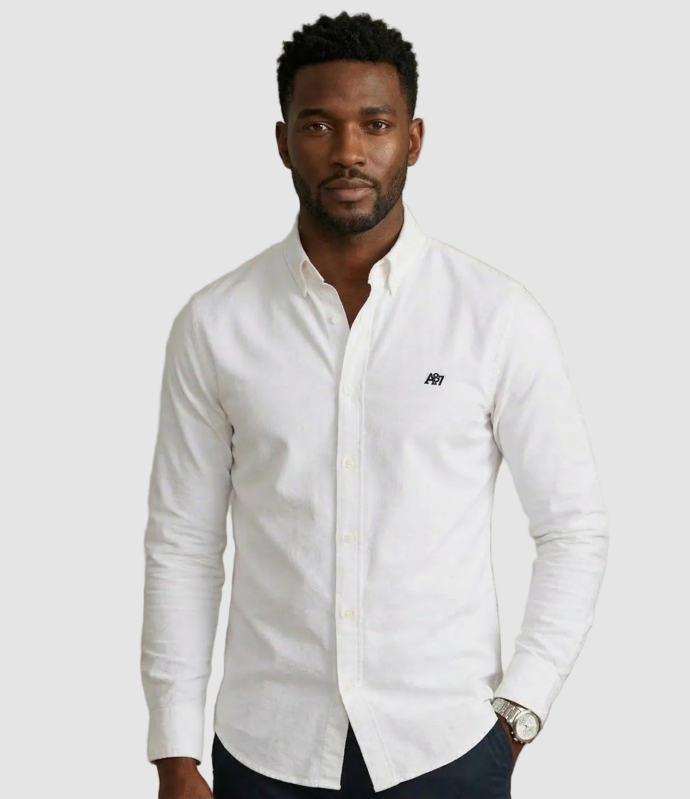 Camisa Blanca Hombre Aerofashion