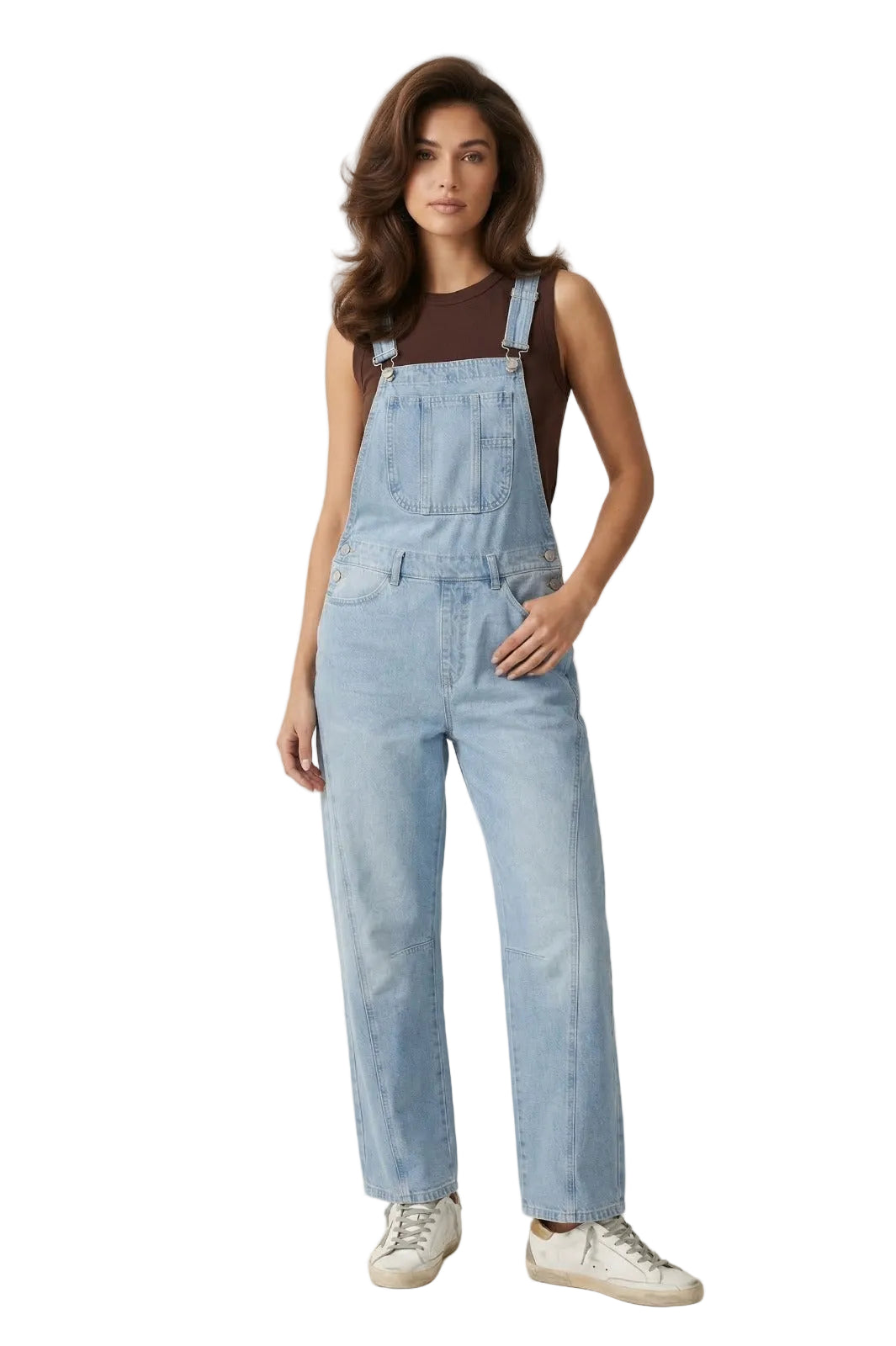 Overol Clásico Mujer En Jean Light wash 3398